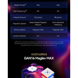 GAN 16 Max 3x3 (MagLev + Core Magnets + UV)